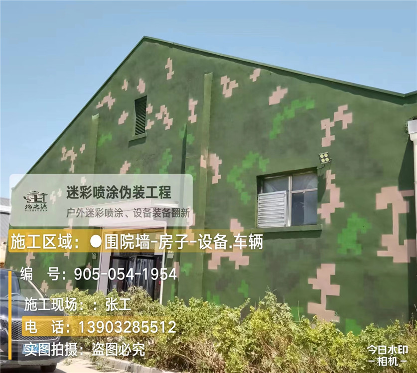 石嘴山外墙数码迷彩漆施工报价清单（100㎡标准墙面测算）